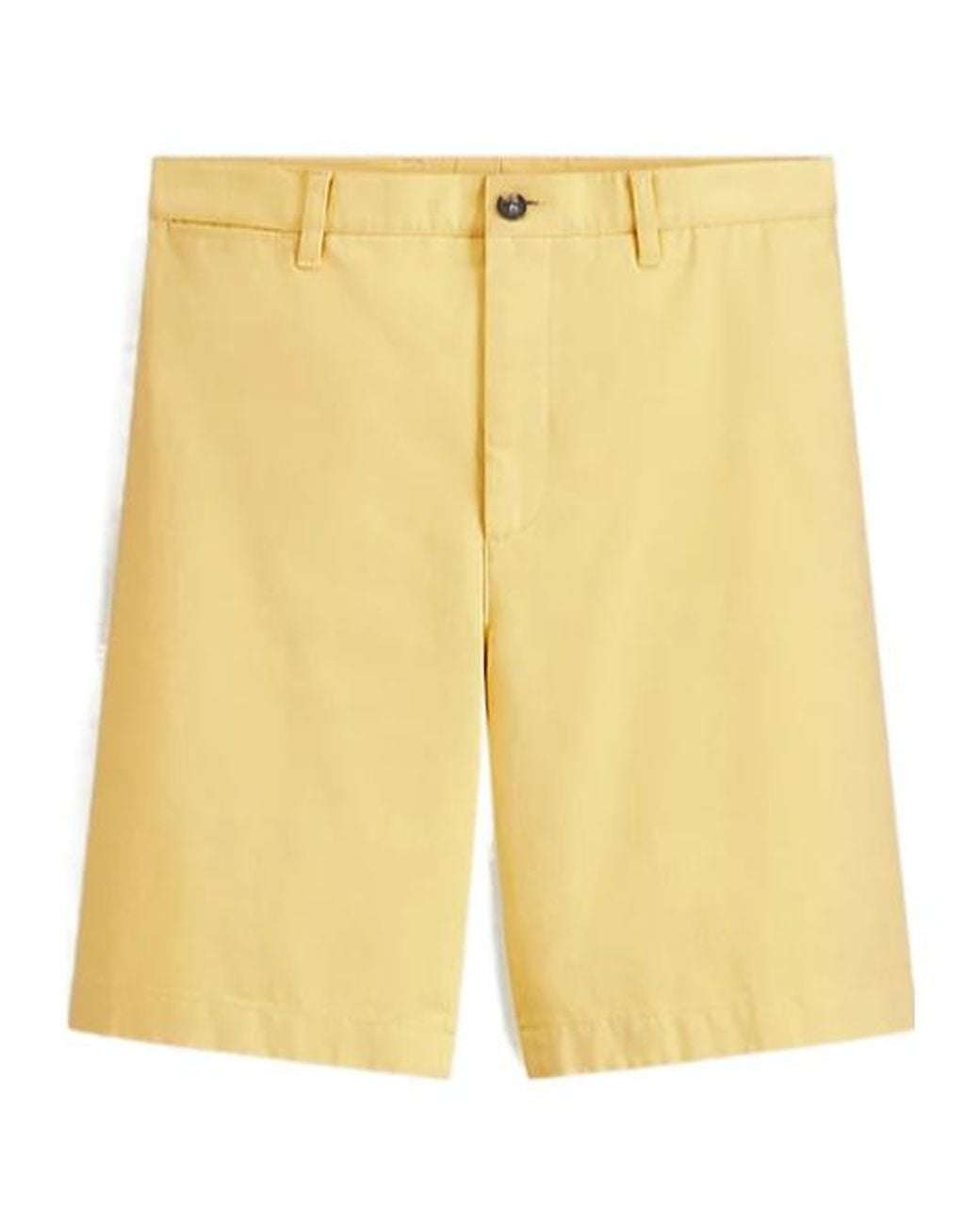 Dior Yellow Homme Iviera Chino Shorts for men