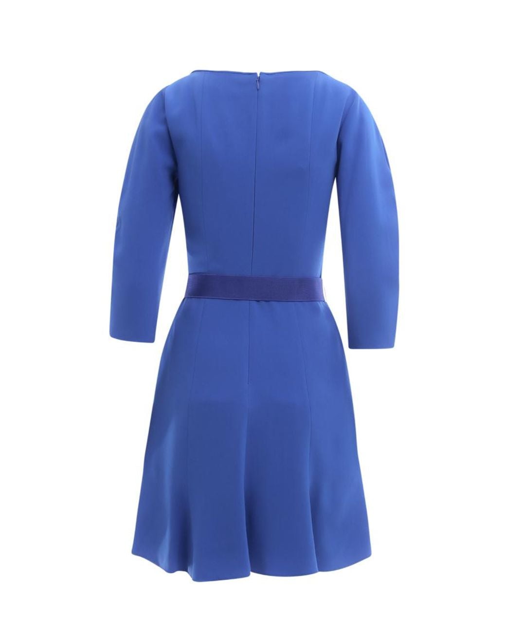 Stella McCartney Blue Belt Flared Mini Dress