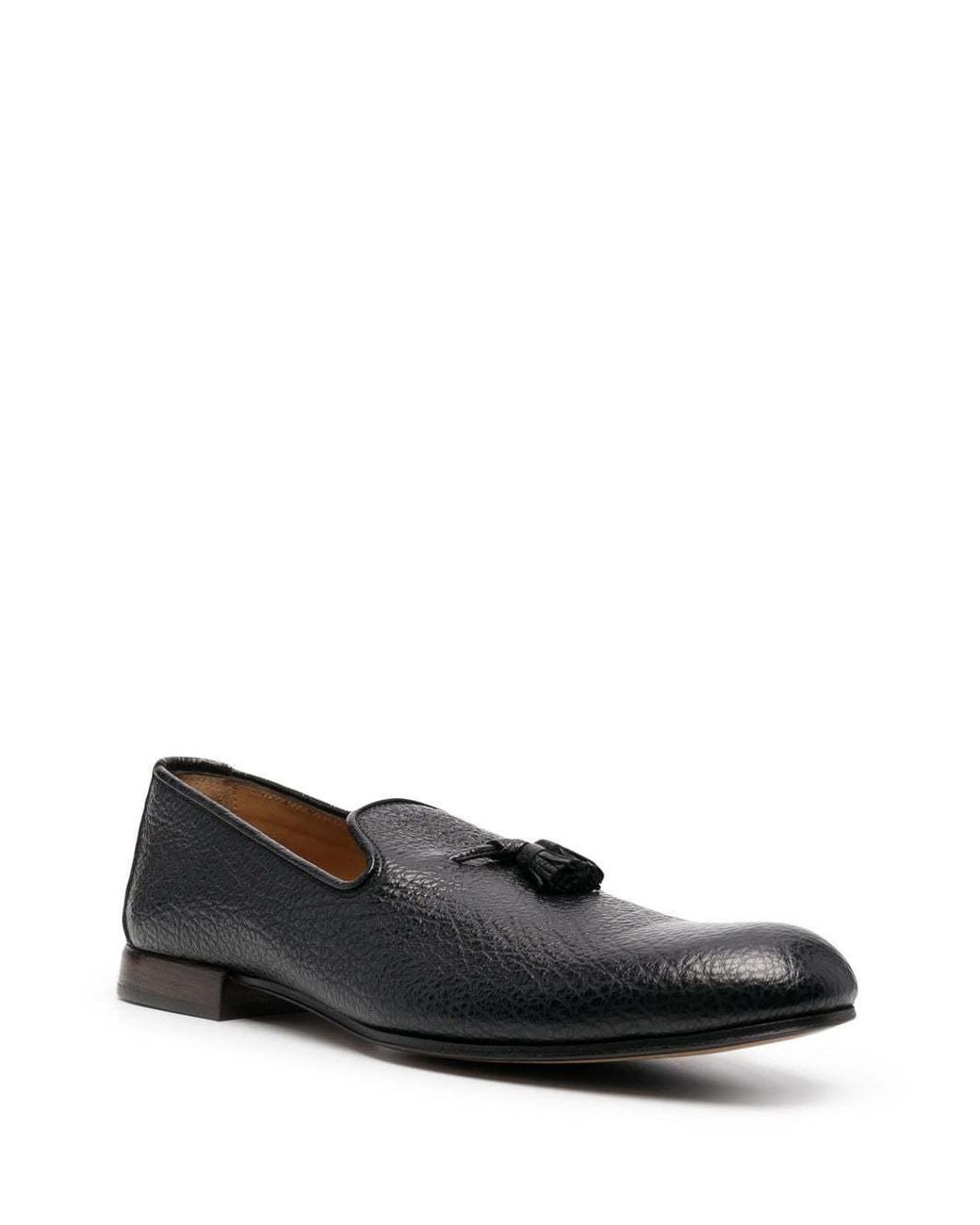 Tom Ford Black Round-Toe Loafers for men