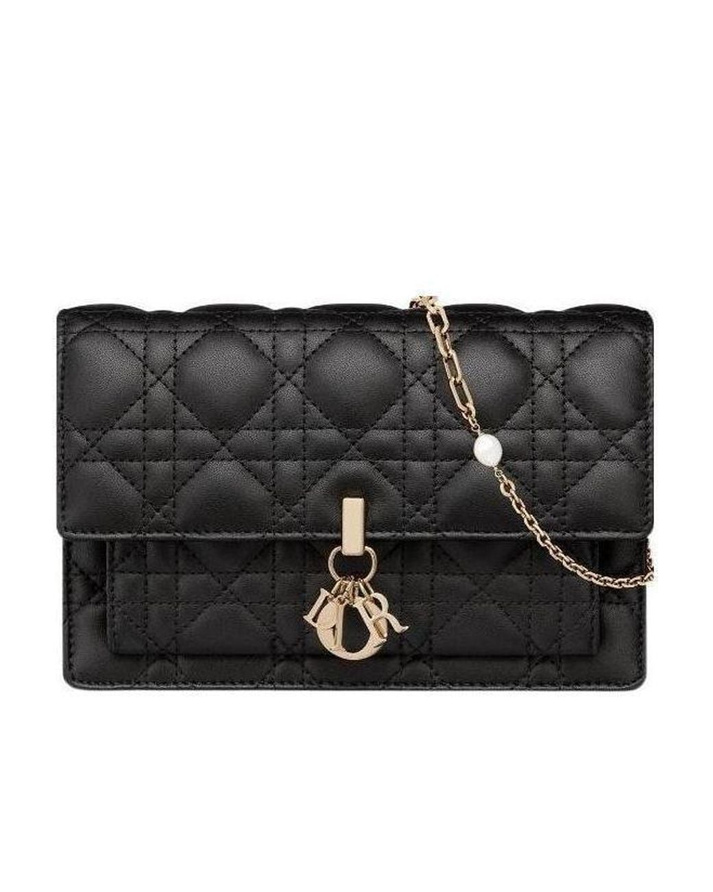 Dior Black Lady Chain Shoulder Bag