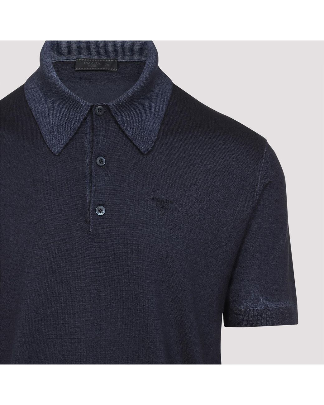 Prada Blue Polo Shirts for men