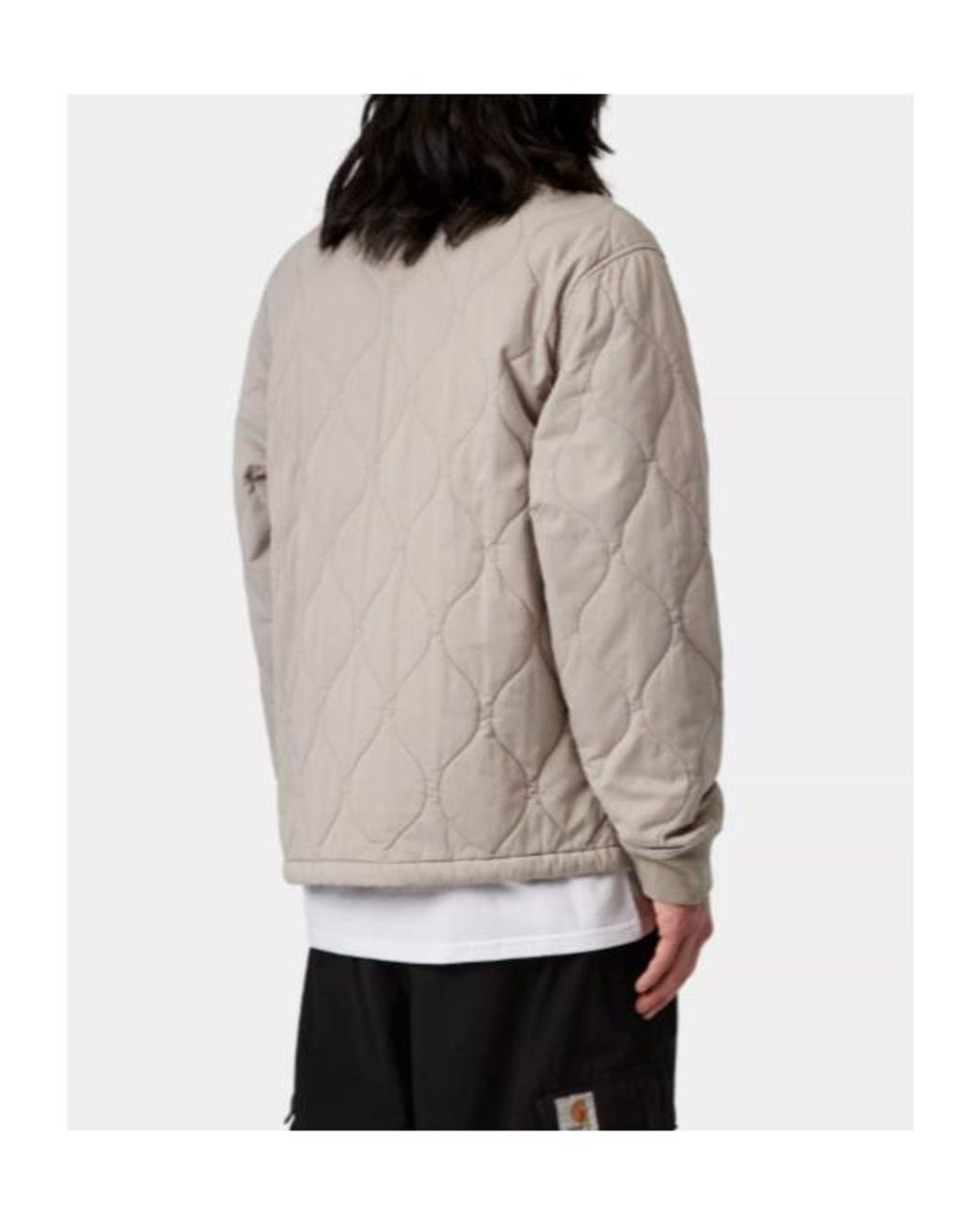Carhartt Gray Kylan Quilted Bomber Jacket for men