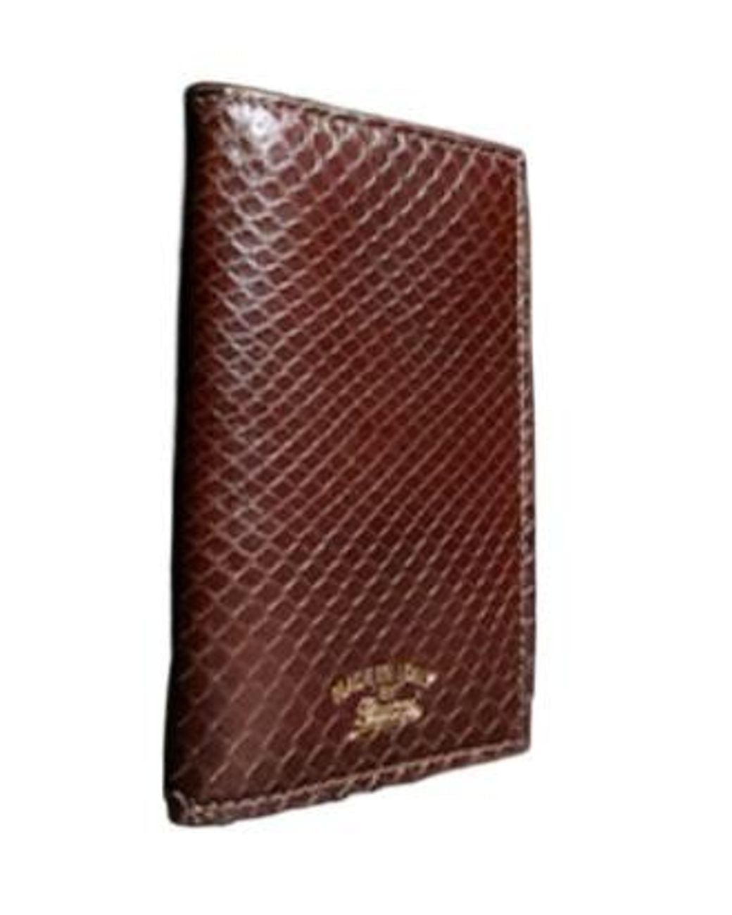 Gucci Brown Lira Card Case for men