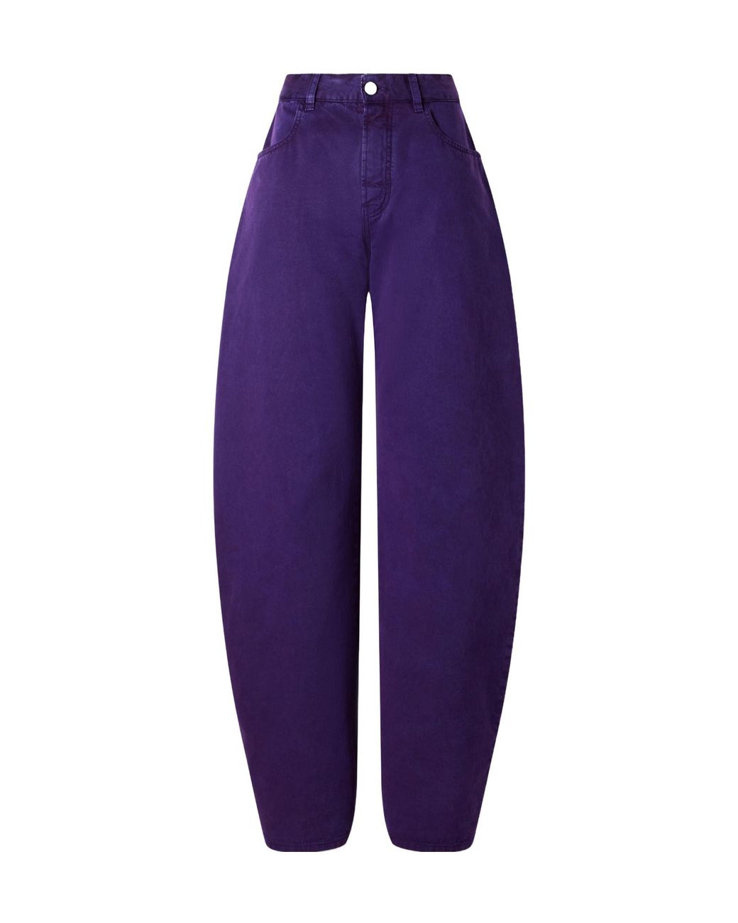 Alaïa Purple High-Waist Jeans