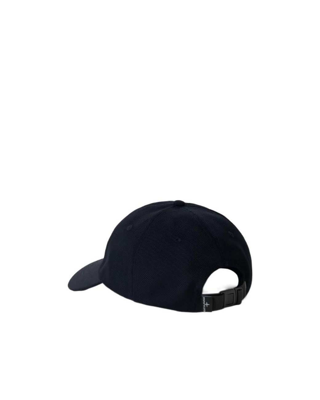 Stone Island Blue Compass Patch Baseball Cap for men
