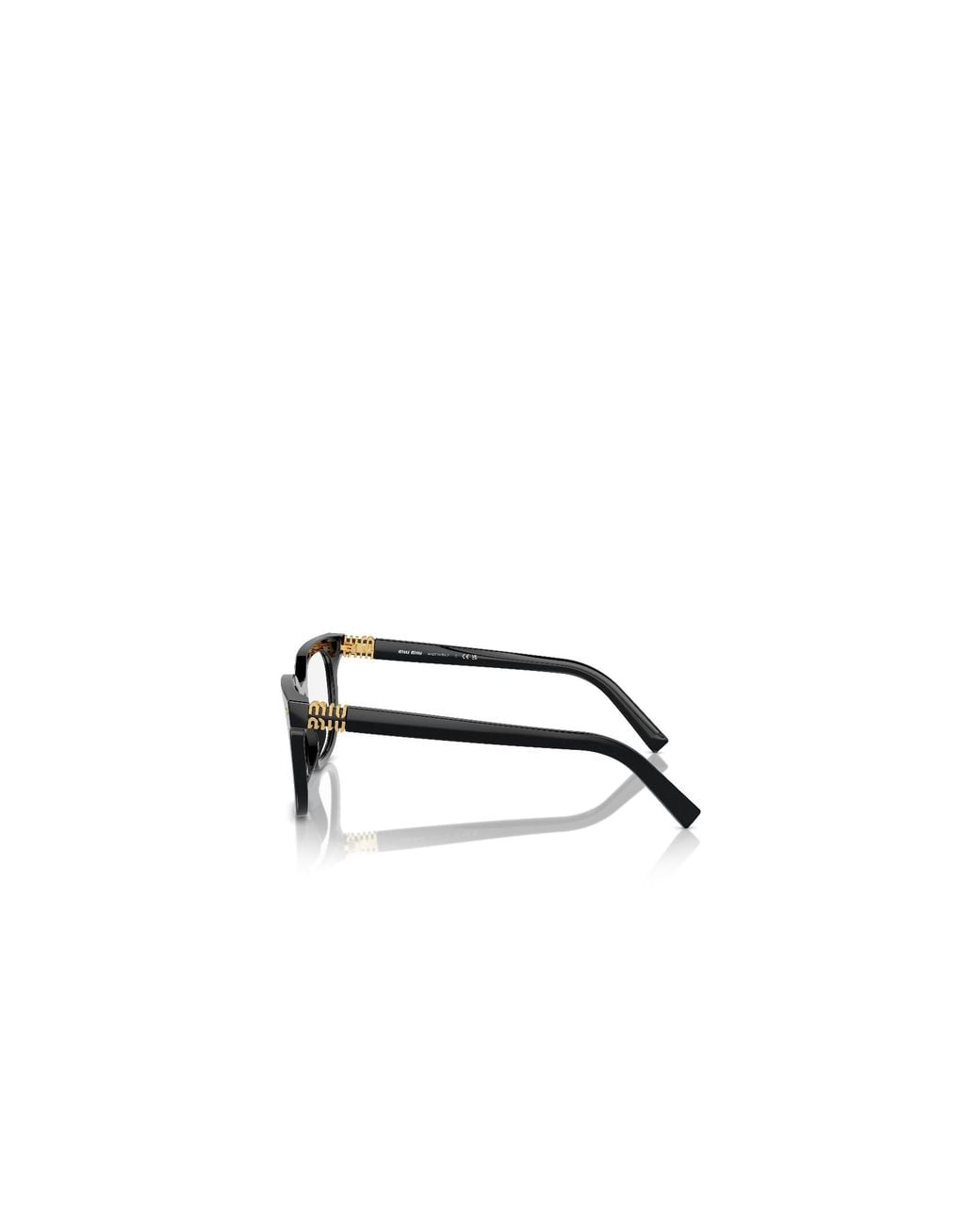 Miu Miu White Eyewear Square-Frame Glasses