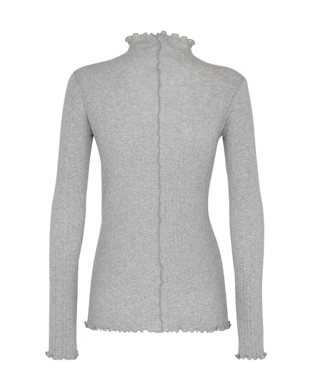 Fendi Gray Mock Neck Knitted Jumper