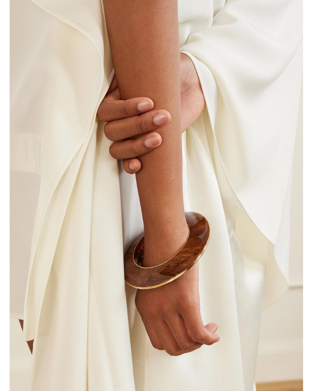 Jacques Marie Mage Brown Plated Bangle