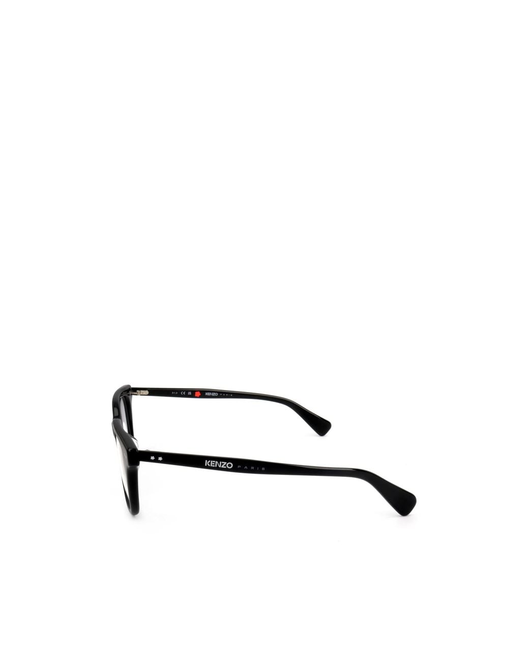 KENZO White Full-Rim Non-Prescription Glasses for men