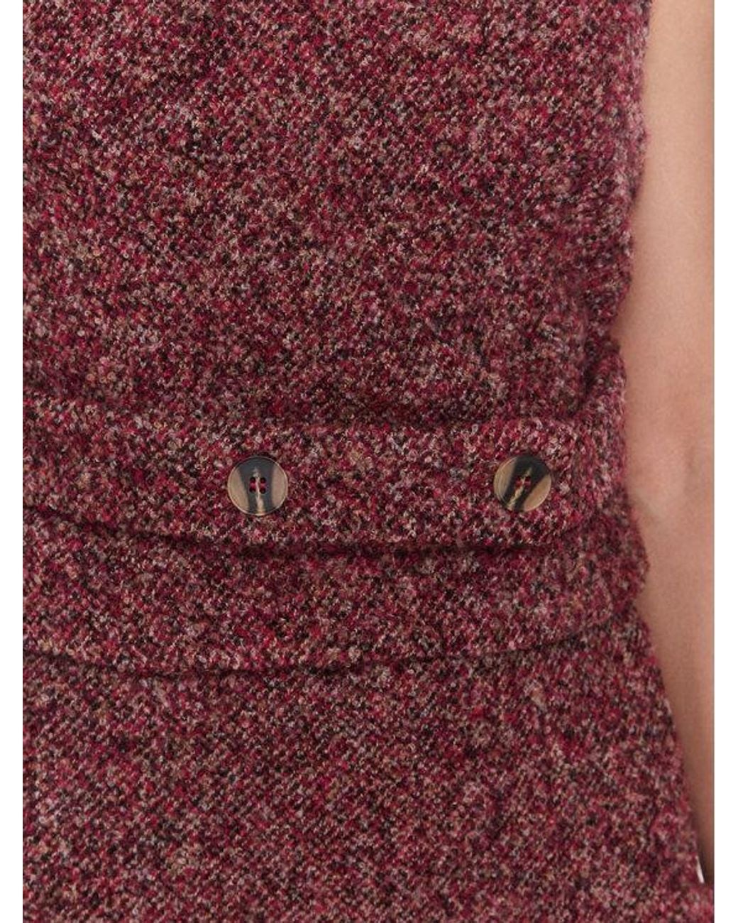 REMAIN Birger Red Crew-Neck Top