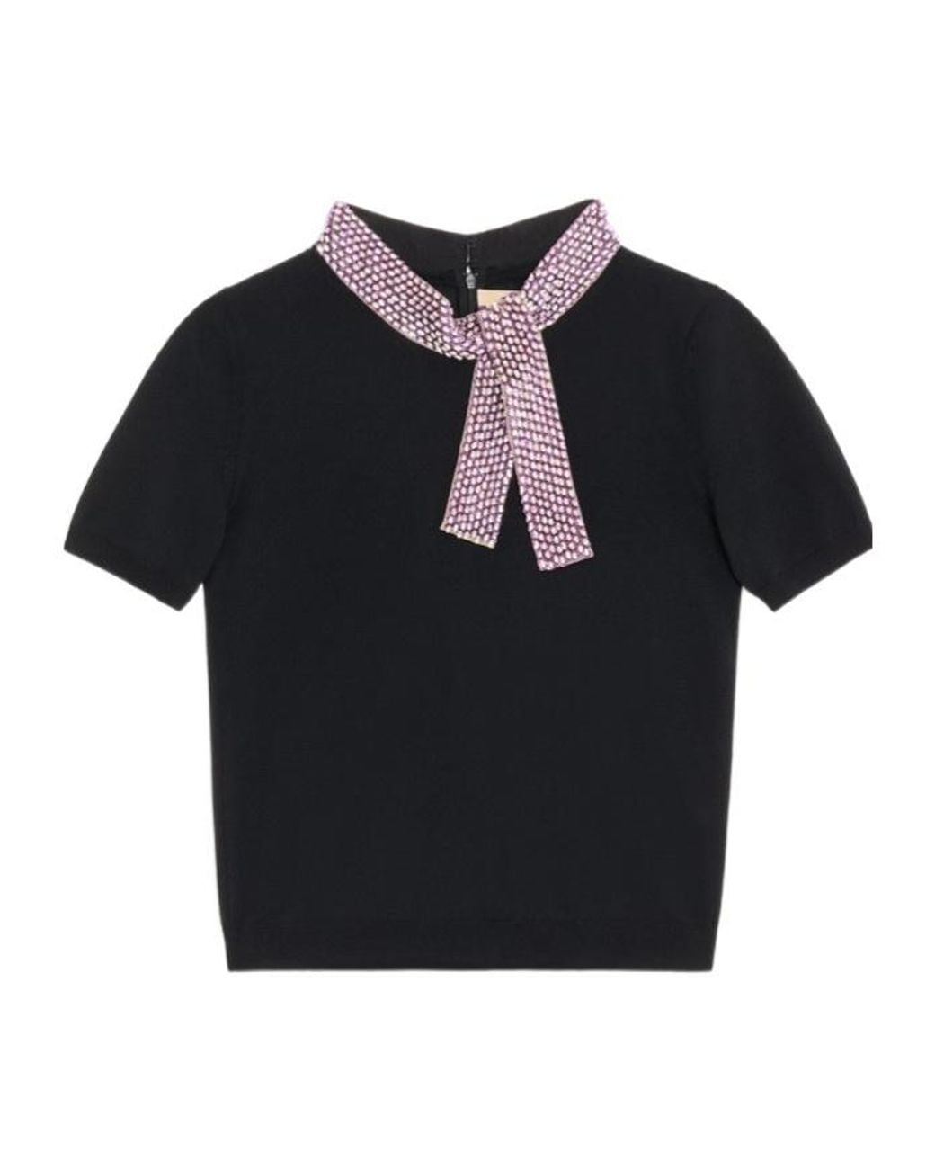 Valentino Black Embroidered Wool Jumper