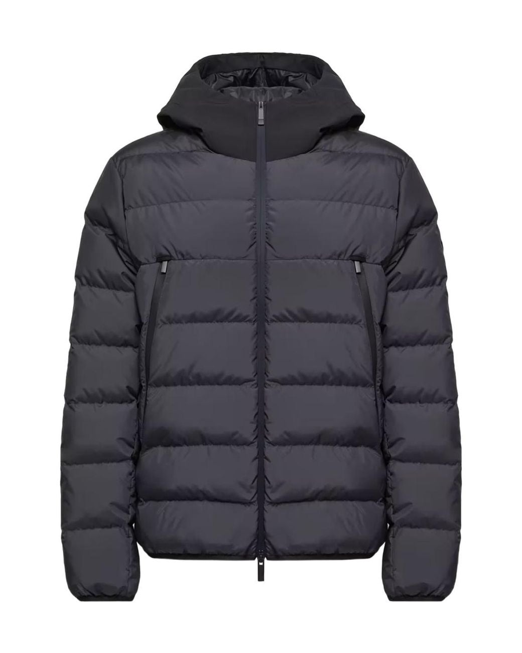 Moncler Black Vega Hooded Down Jacket for men