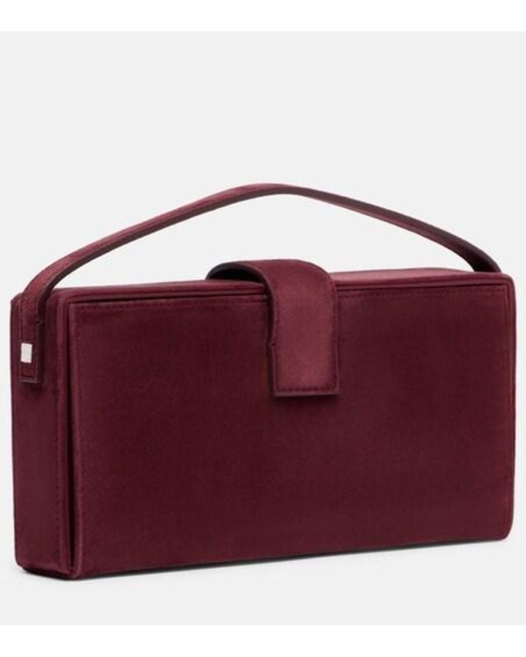 Magda Butrym Red Apolonia Suede Clutch