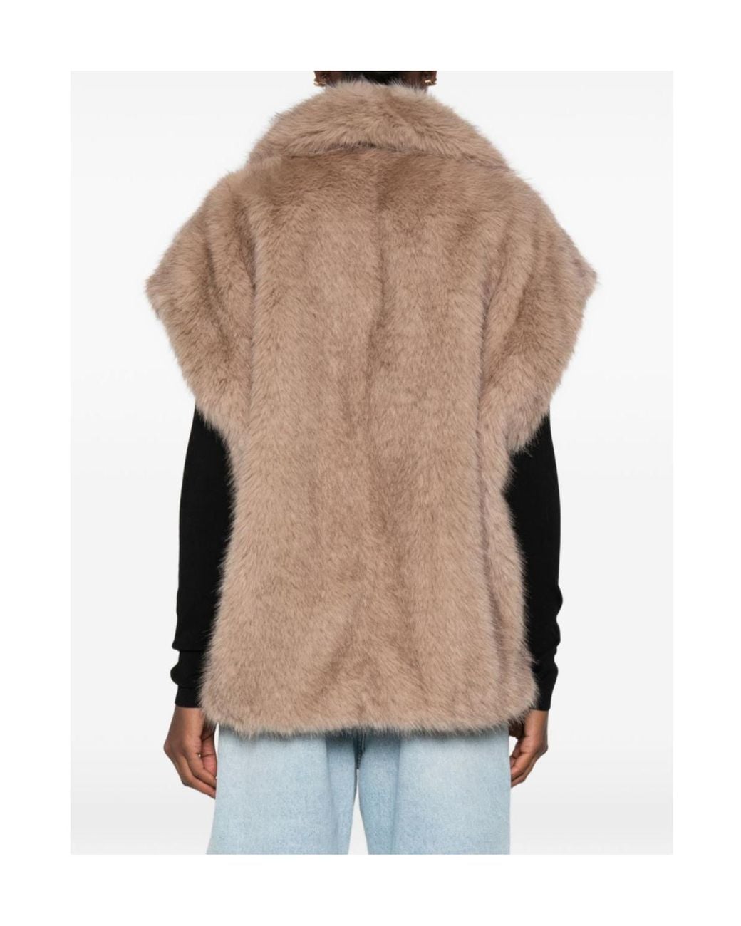 Stand Studio Natural Sleeveless Coat