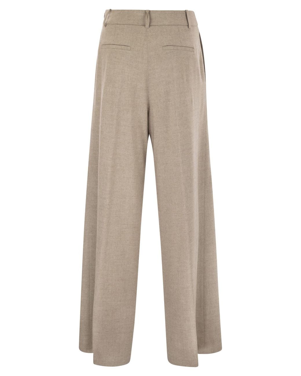Herno Natural Belt Loop Casual Pants