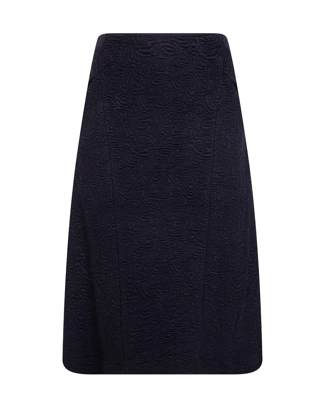 Dries Van Noten Blue Husosy Flared Skirt