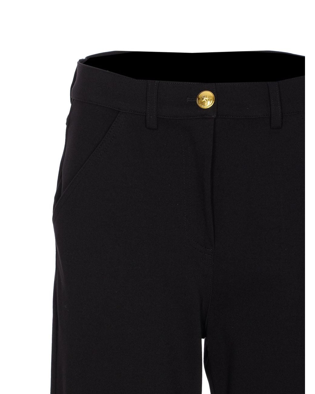 Pinko Black Tapered Leg Pants