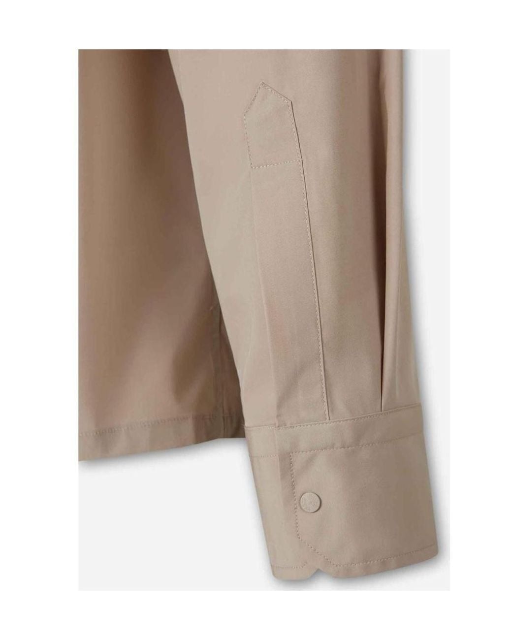 Herno Brown Button-Up Straight Hem Shirt for men