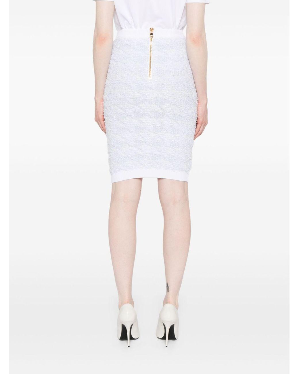 Balmain White Skirts