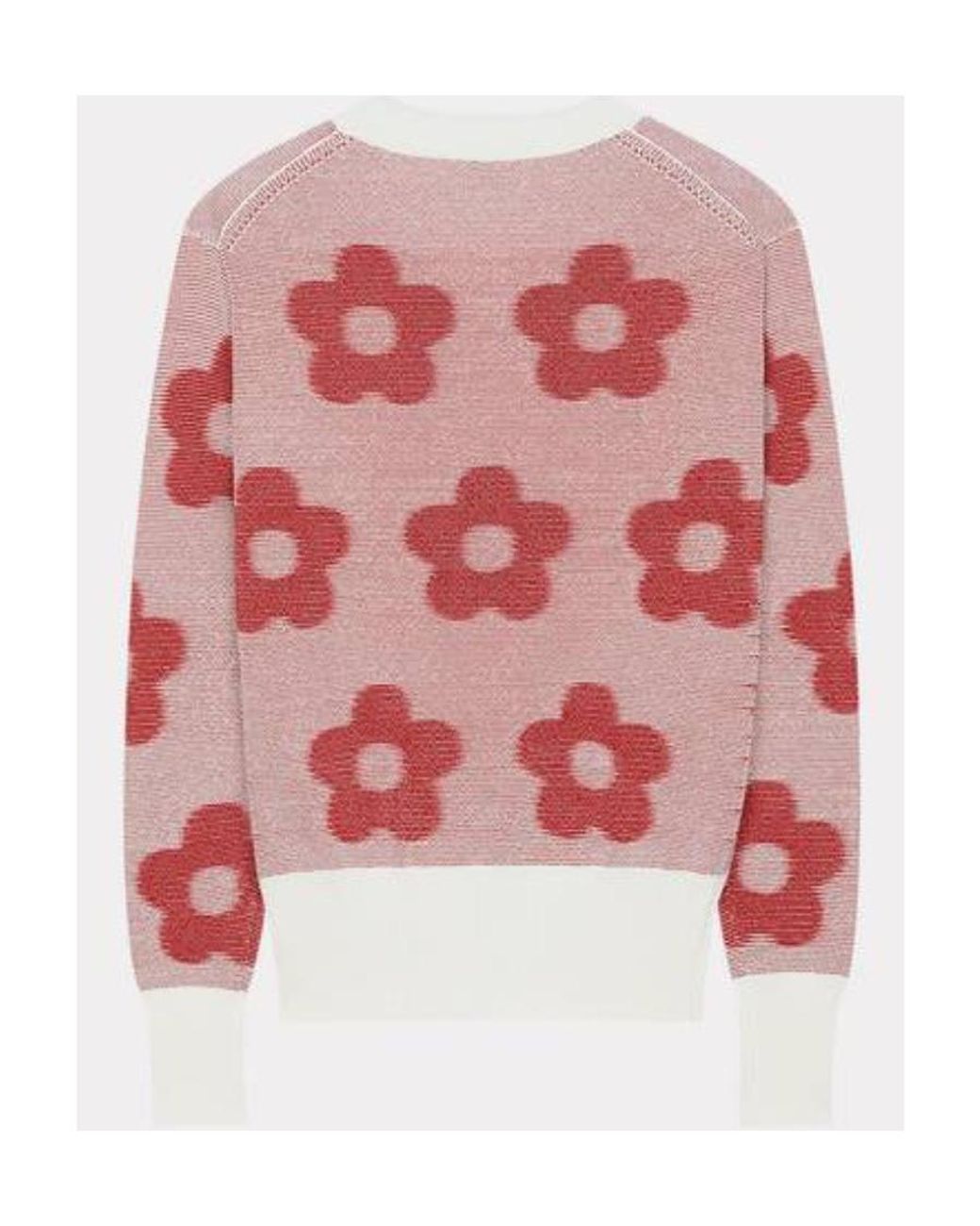 KENZO Red Flower Spot Jumper