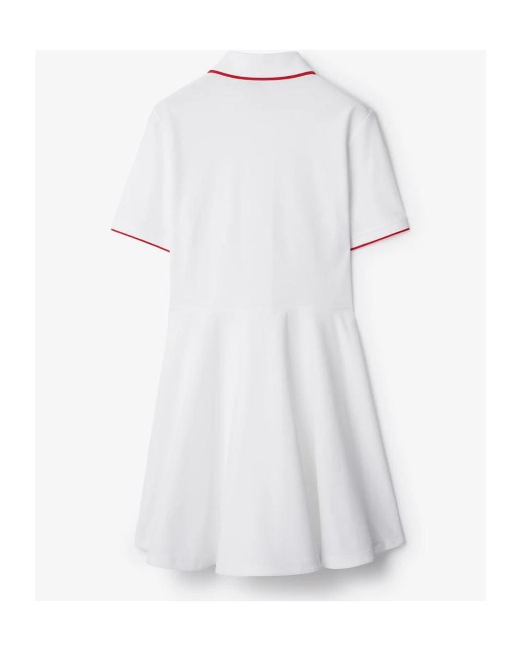 Burberry White Polo Dress