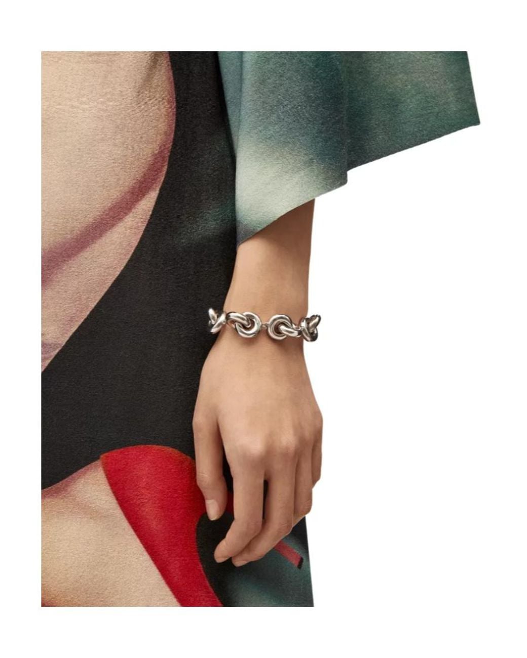 Loewe White Donut Link Bracelet