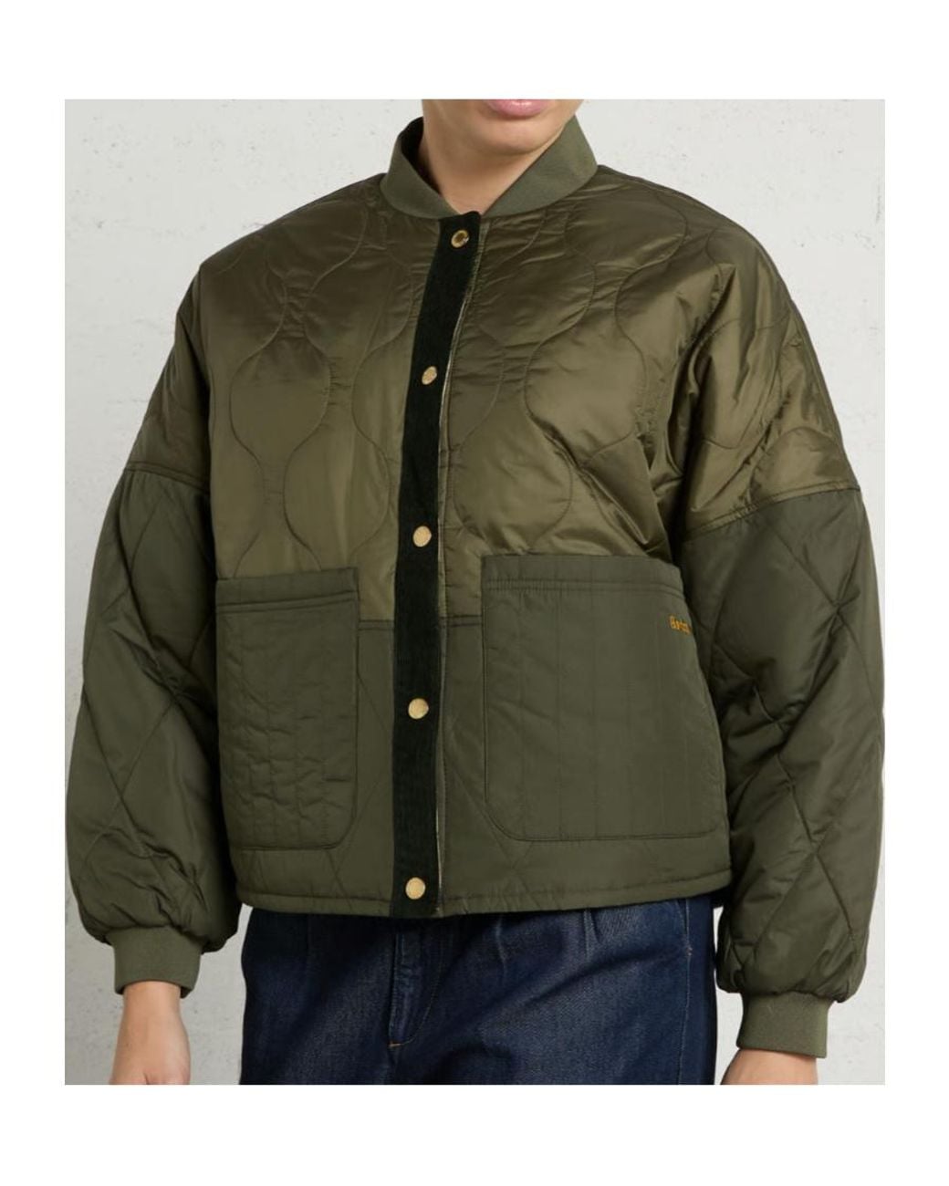 Barbour Green Ravenshill Reversible Quilted Jacket