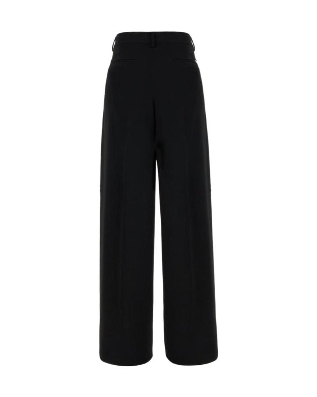 DSquared² Black Logo-Plaque Trousers