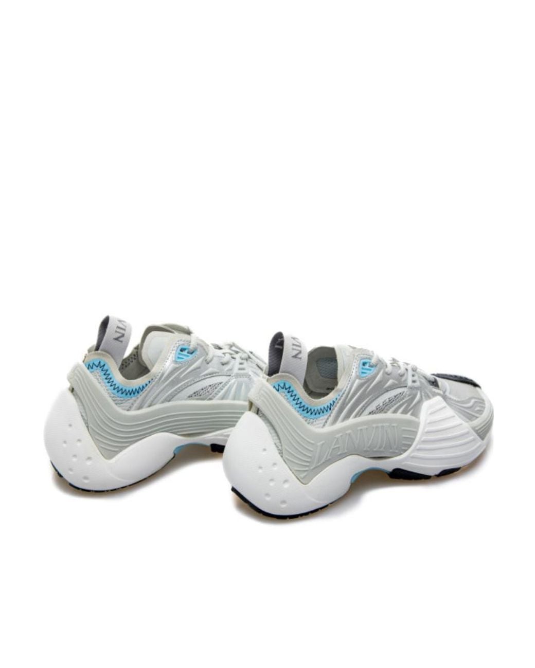 Lanvin White メッシュ フラッシュ X レースアップ スニーカー for men