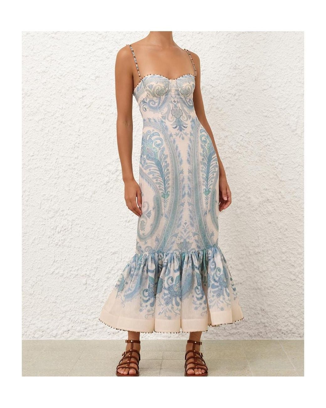 Zimmermann Blue Illuminate Gown