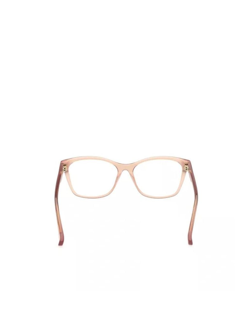 Max Mara Natural Square Frame Glasses