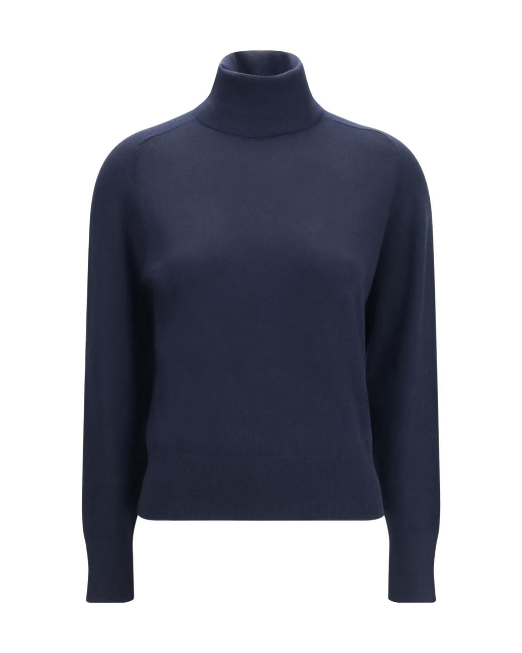 Loro Piana Blue Piuma Turtleneck Sweater