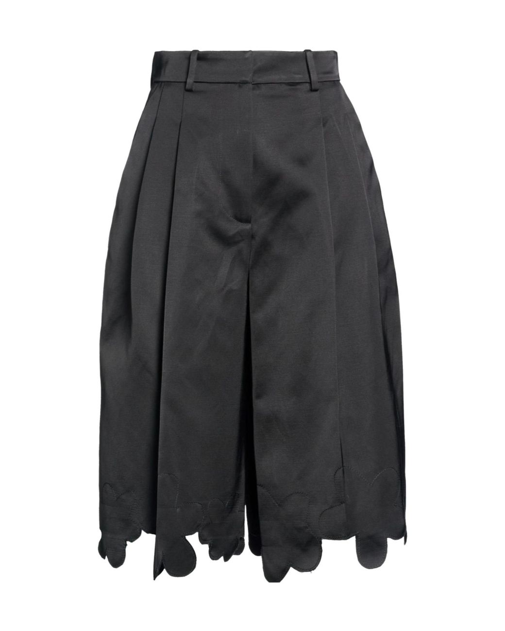 Marni Gray Casual Satin Shorts