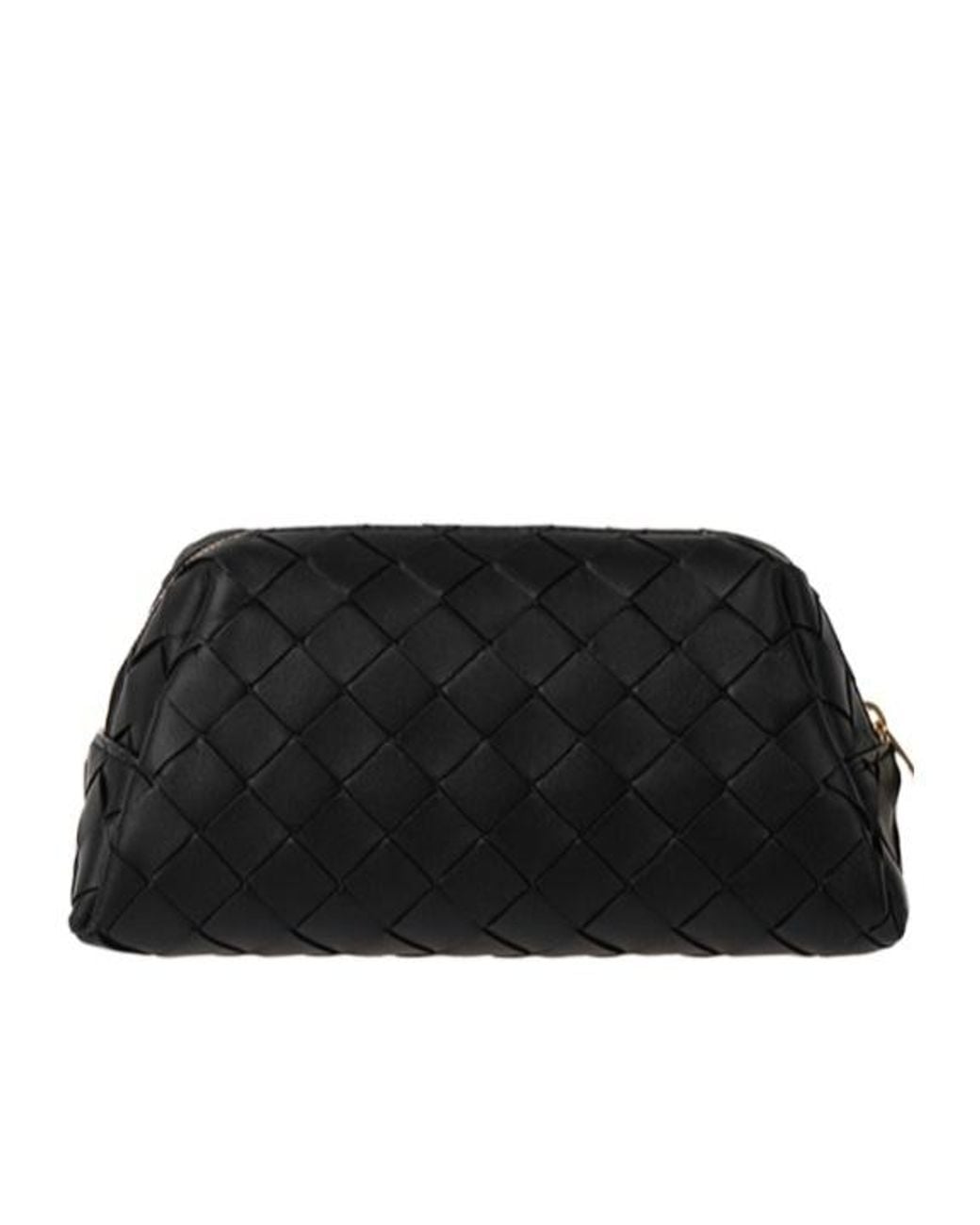 Bottega Veneta Black Woven Clutch
