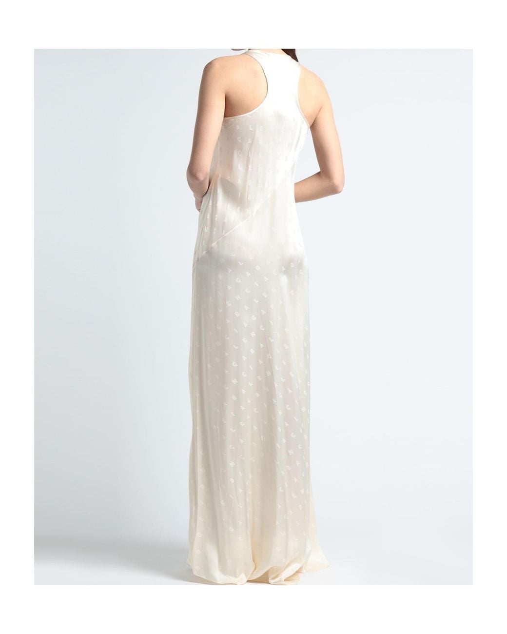 Balenciaga White Long Dresses