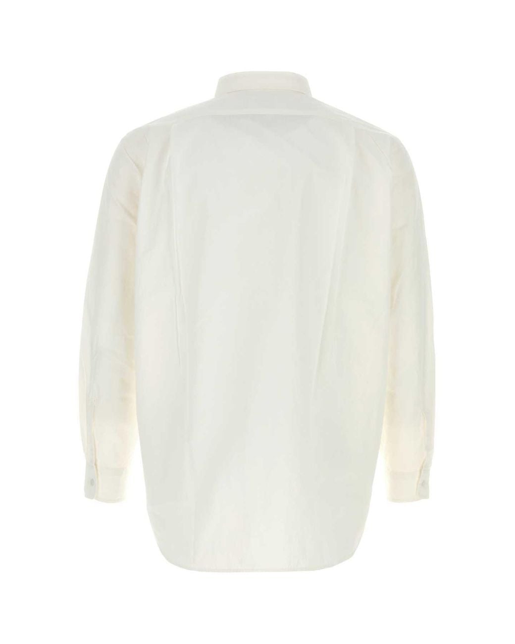 Nanamica White Regular Collar Oversized Shirt for men