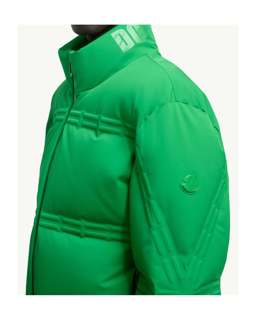 Moncler Green X Asap Rocky Rally Short Down Jacket for men