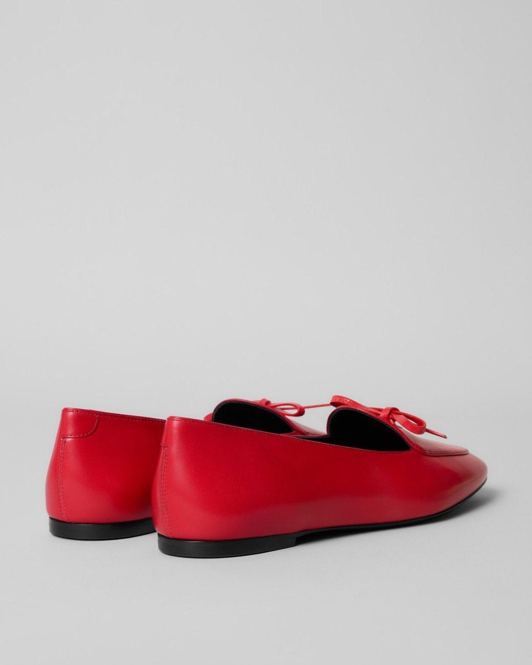 Céline Red Aura Bow Flats