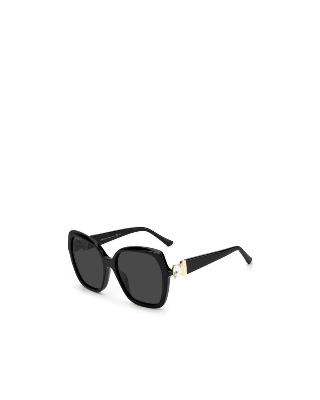 Jimmy Choo Black Eyewear Square Frame Sunglasses