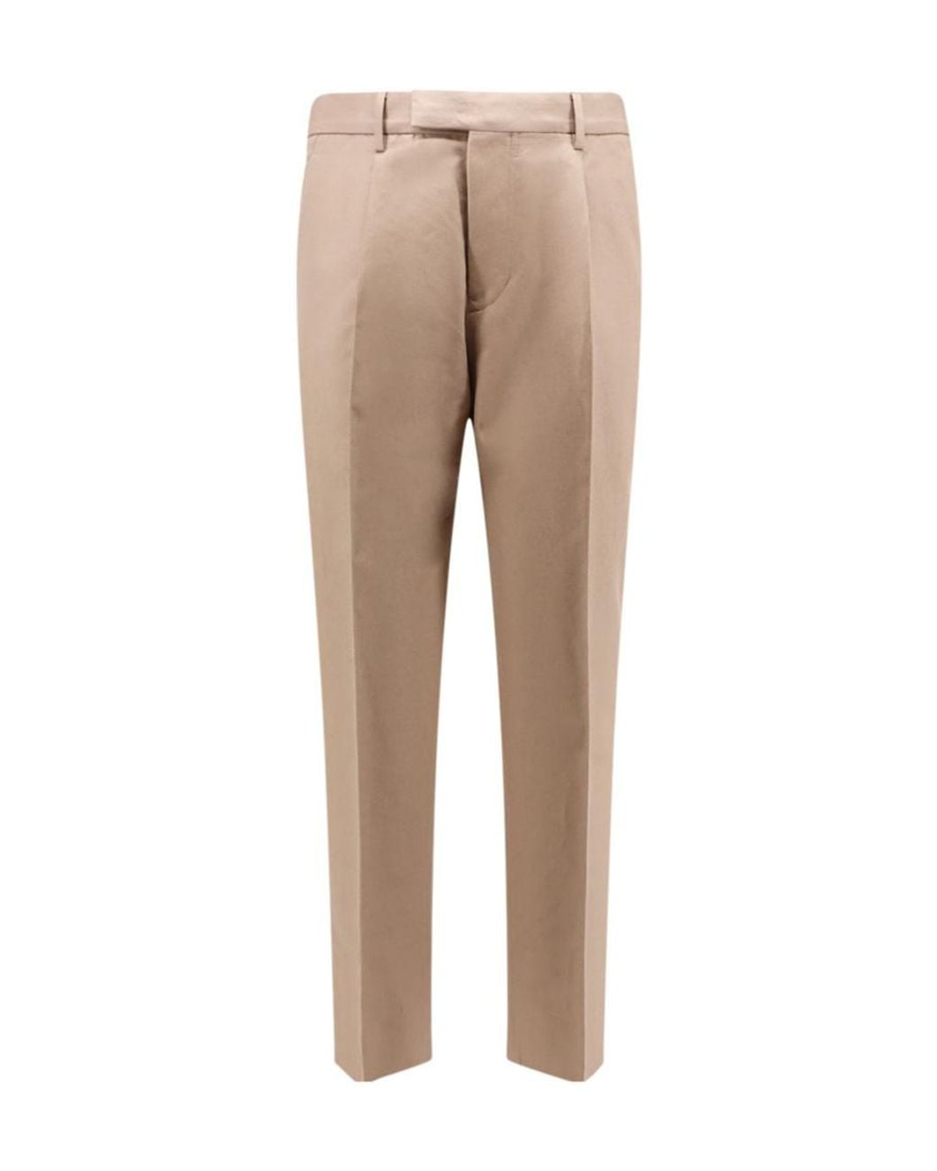 Zegna Gray Tapered-Leg Tailored Trousers for men