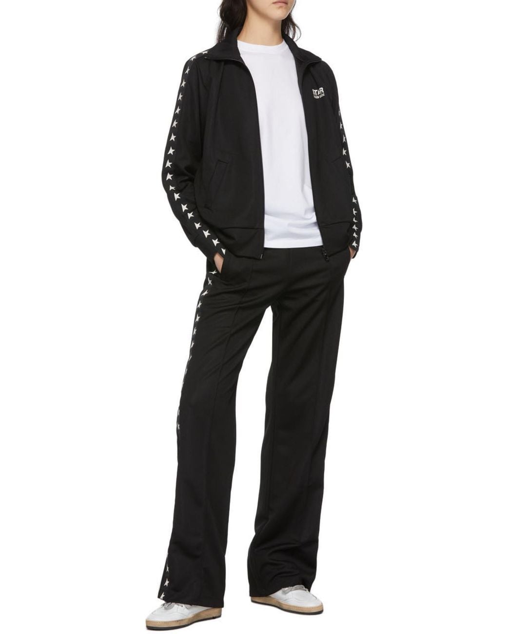 Golden Goose Deluxe Brand Black Star Tape Trackpants