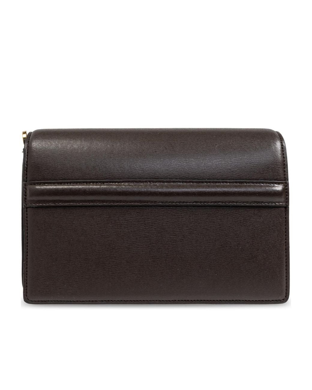 Totême  Black Totême T-Flap Mini Crossbody Bag