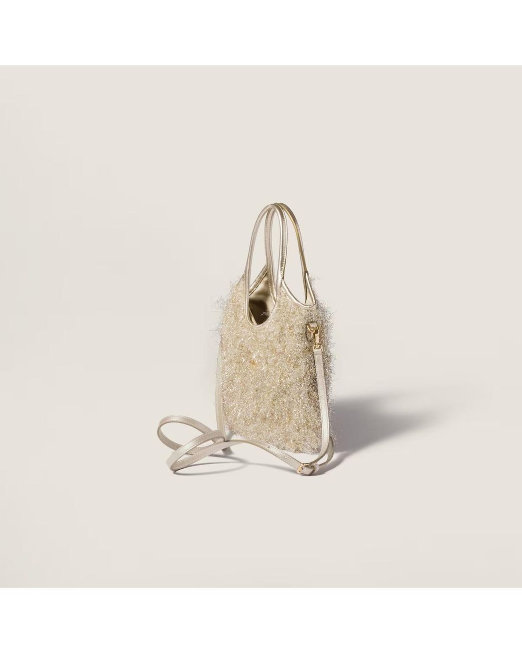 Miu Miu Natural Ivy Mini Handbag