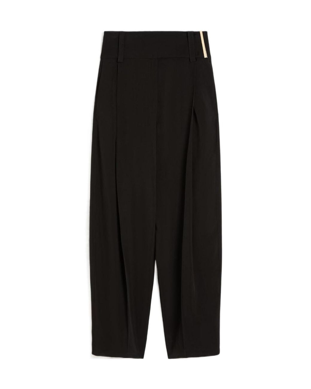 Sportmax Black Favetta High-Waist Pants
