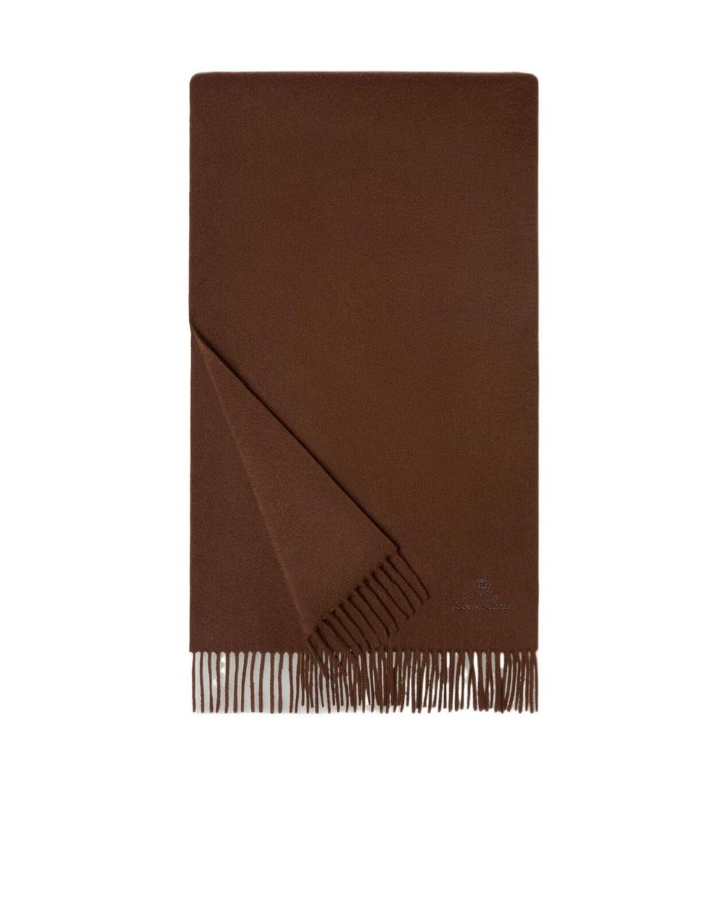 Loro Piana Brown Grande Unita Scarf for men