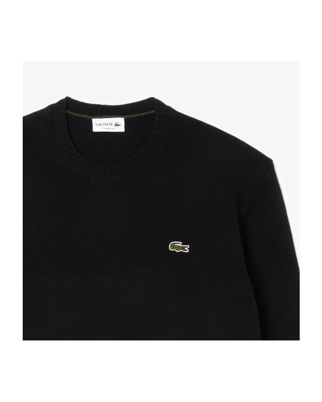 Lacoste Blue Crew Neck Sweater for men