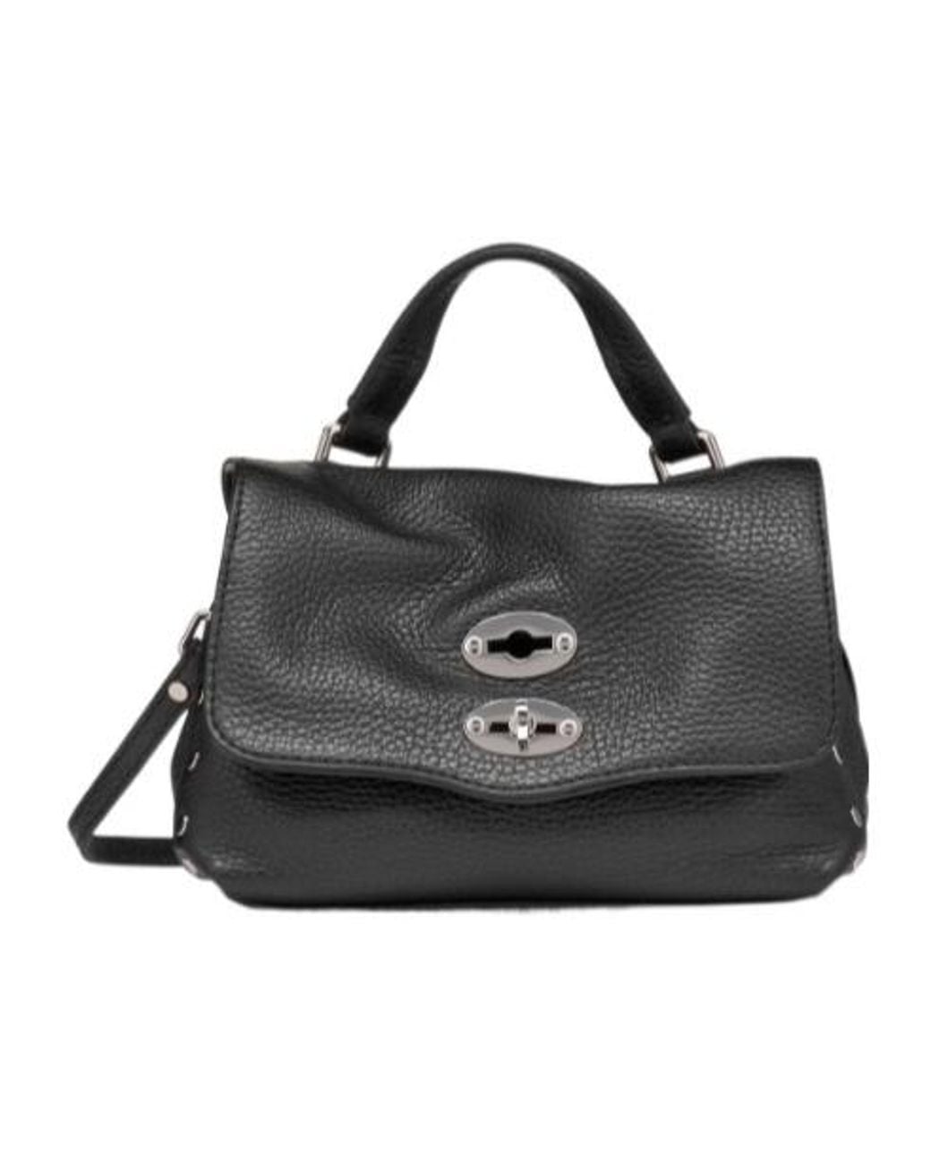 Zanellato Black Postina Daily Baby Mini Shoulder Bag