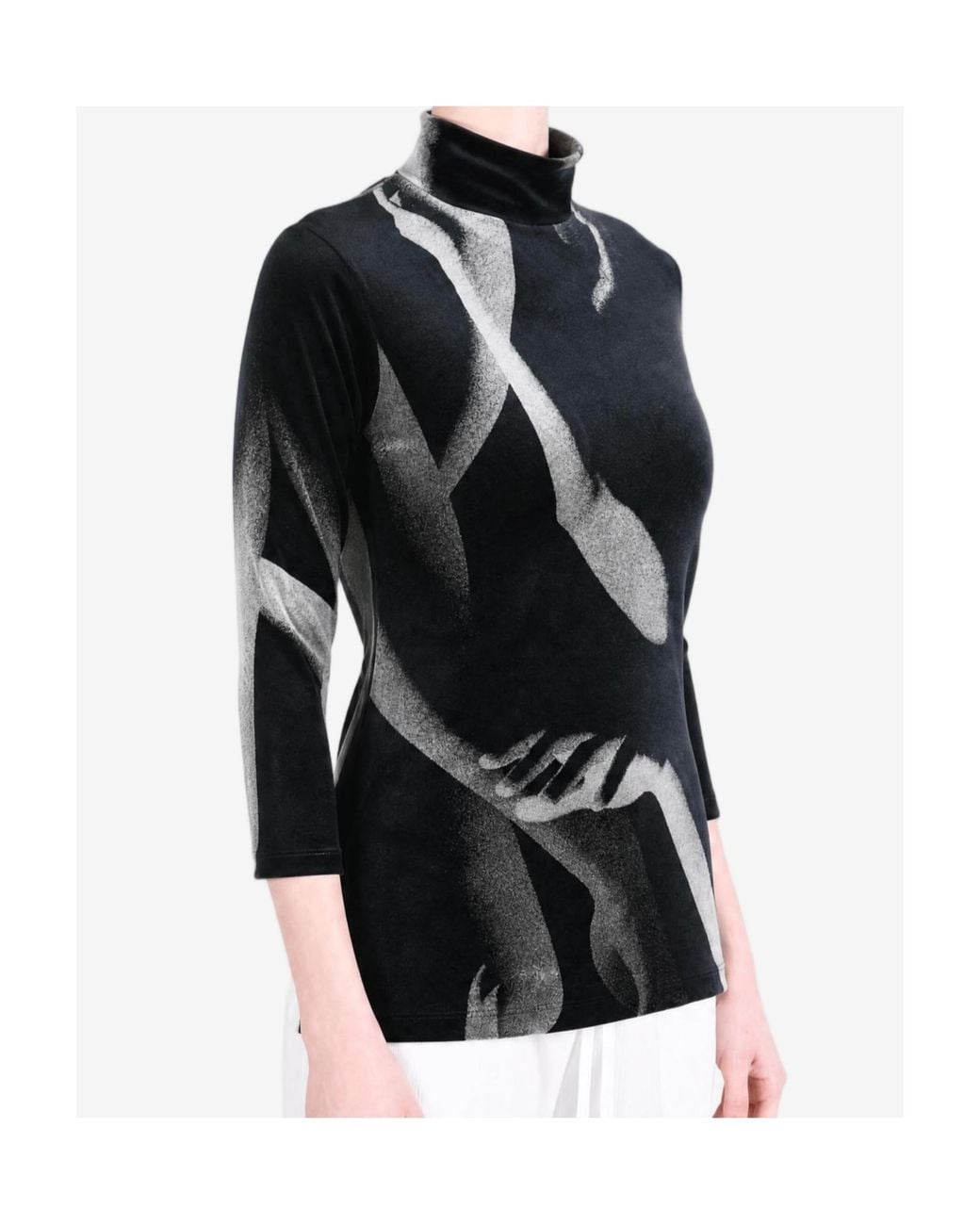 Issey Miyake Black Long-Sleeved Shirt