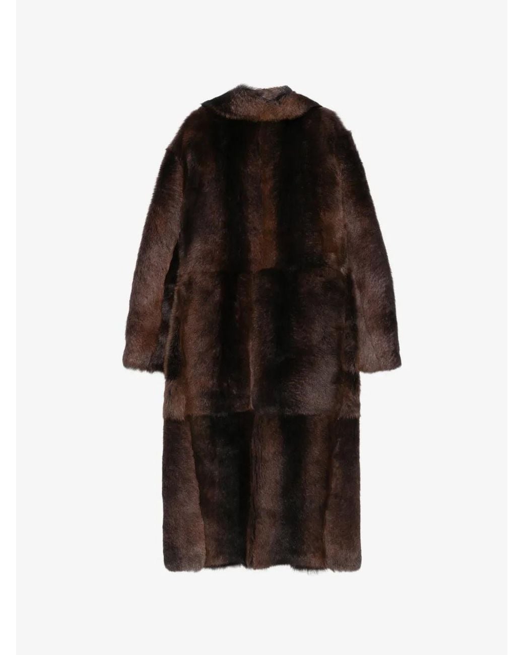 Arma Brown Long Fur Coat