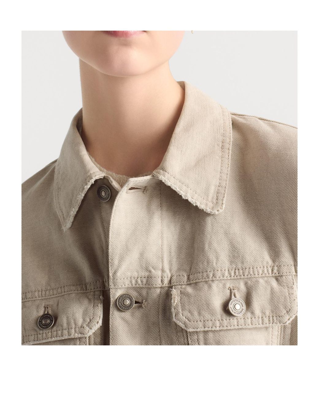 Dior Natural Short Belted Jacket